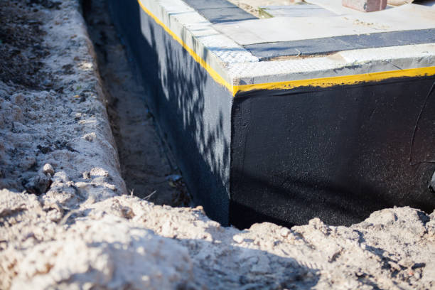 Professional Waterproofing technician working in Grandview, OH